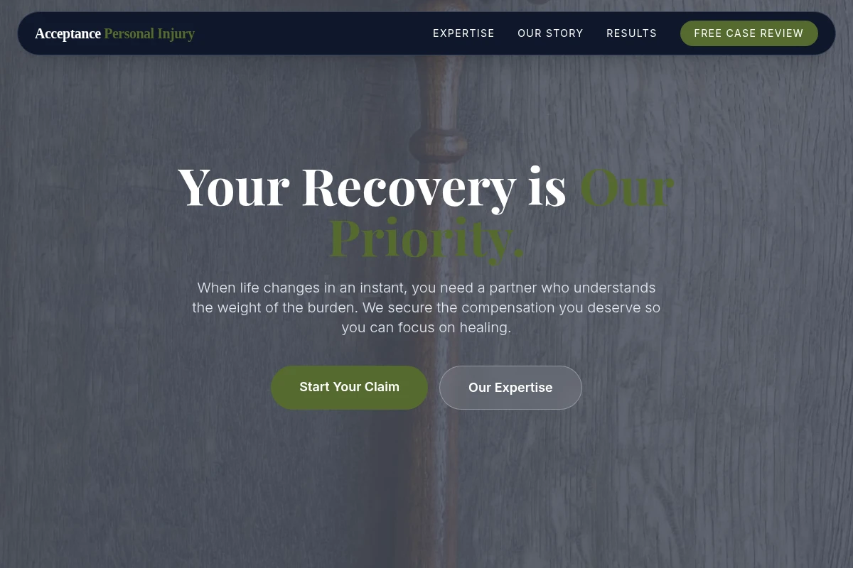 Acceptance Personal Injury